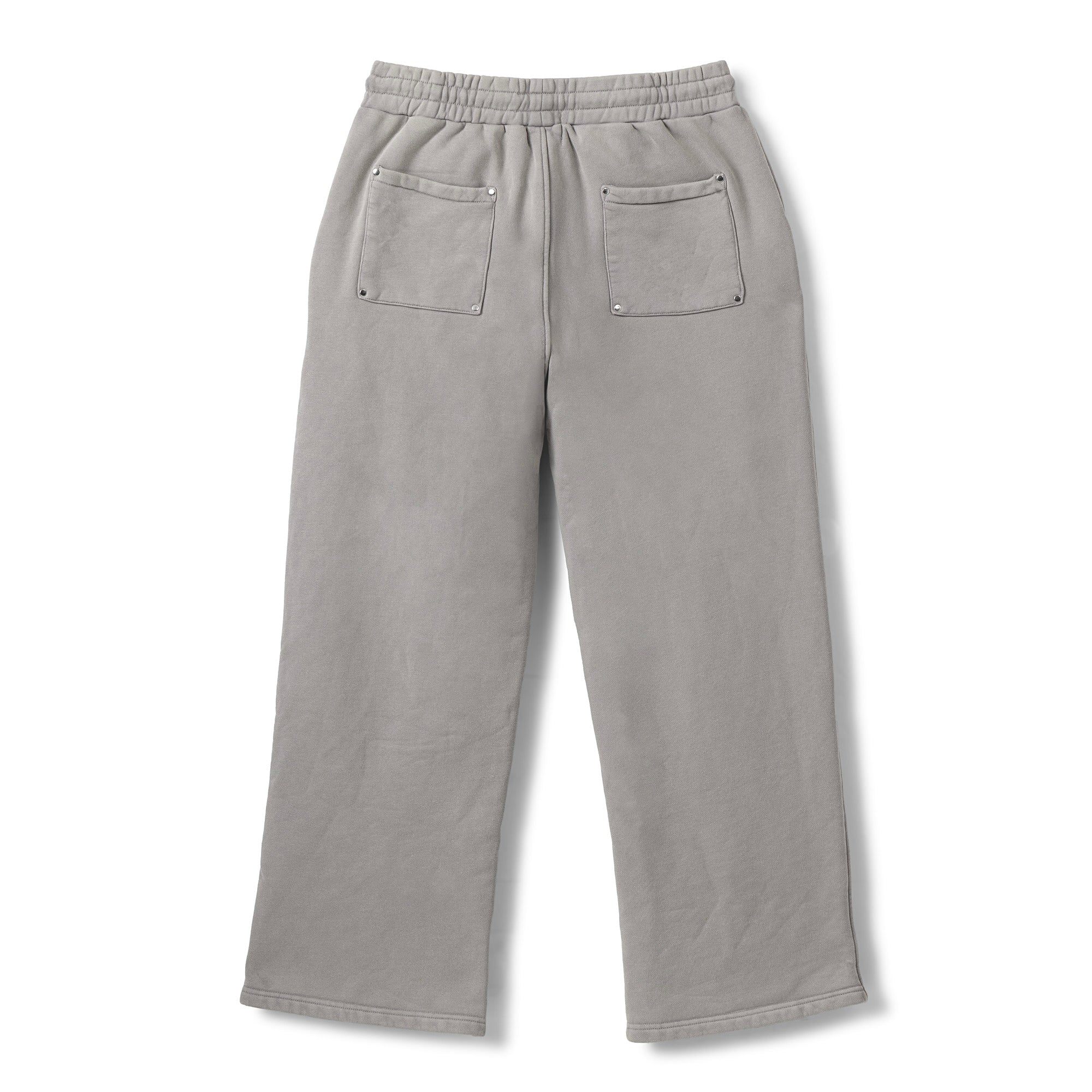 WIDE LEG SWEATPANT - CEMENT GREY