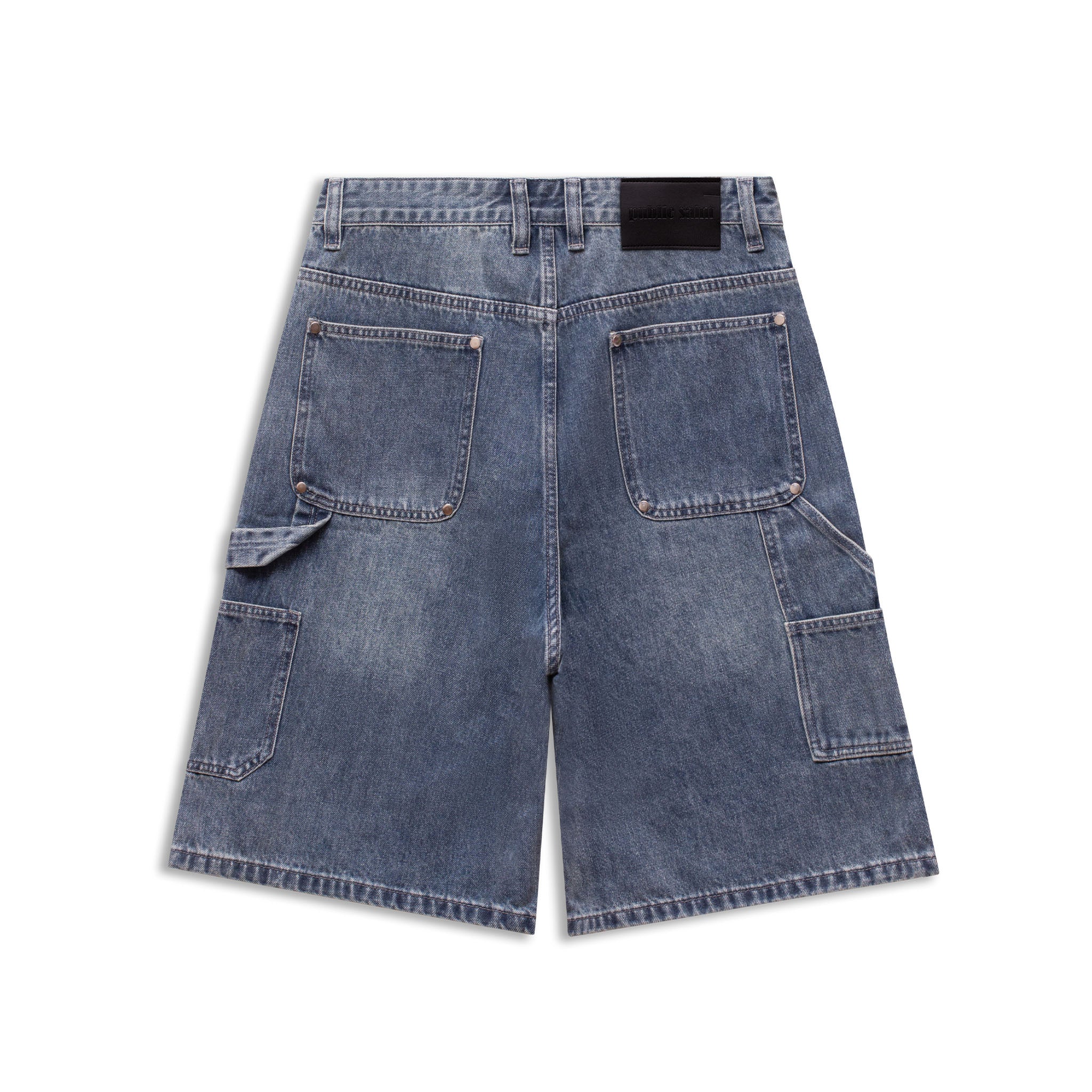 UTILITY DENIM SHORT - BLUE