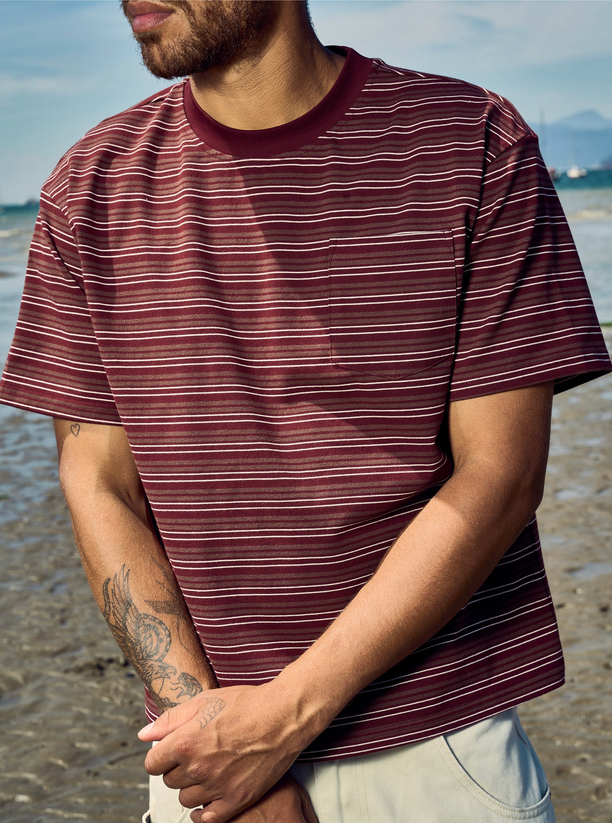 (PRE-ORDER) Red Striped Tee