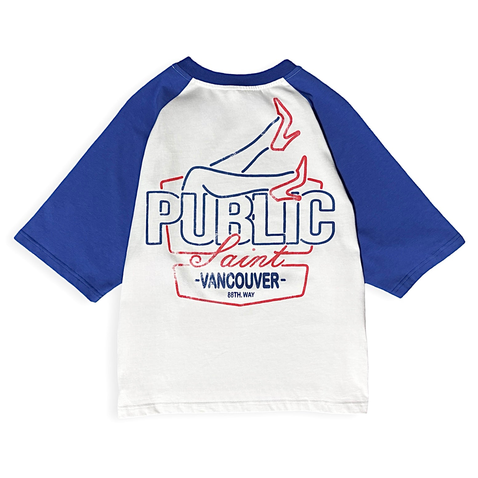 88TH WAY RAGLAN TEE - BLUE