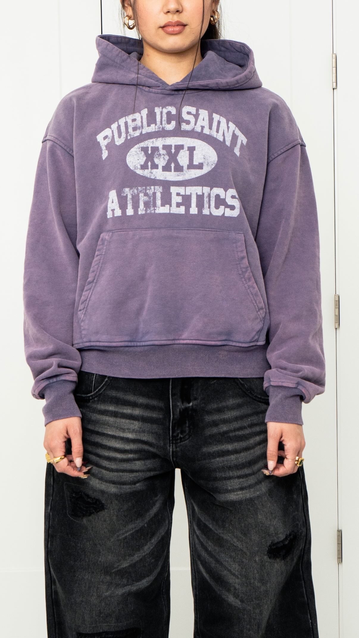 (PRE-ORDER) ATHLETICS HOODIE - PURPLE