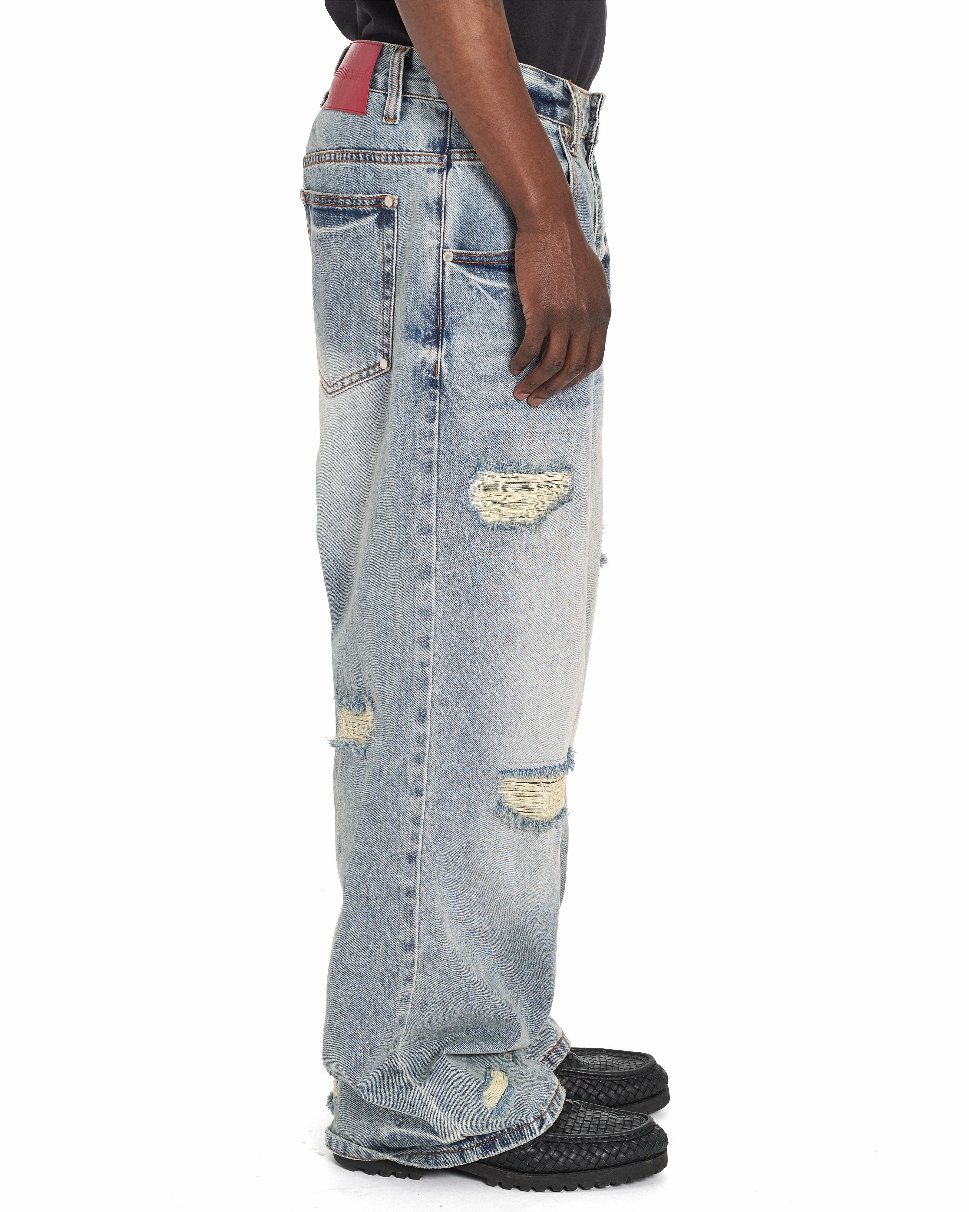 Distressed Denim - Sand Wash