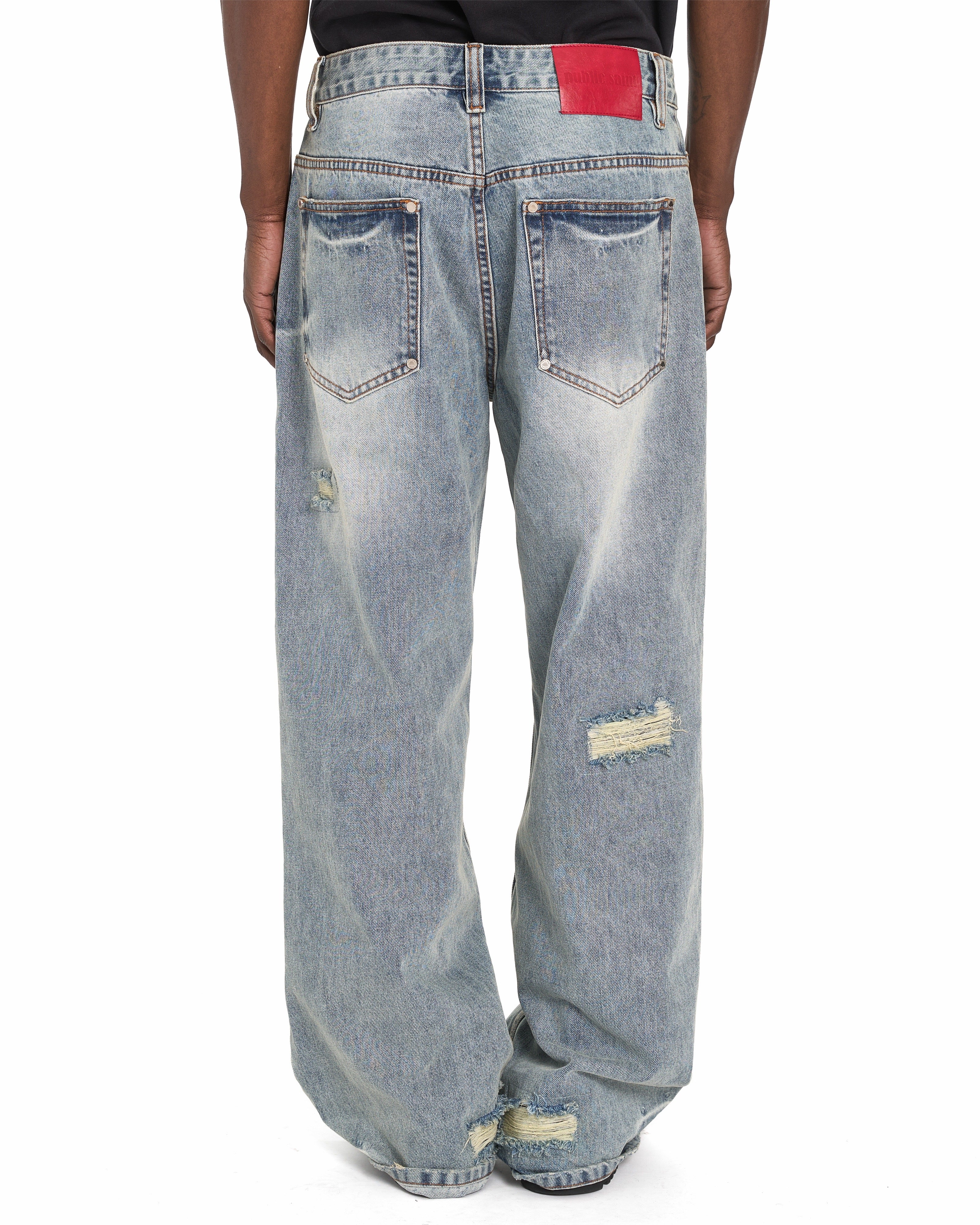 Distressed Denim - Sand Wash