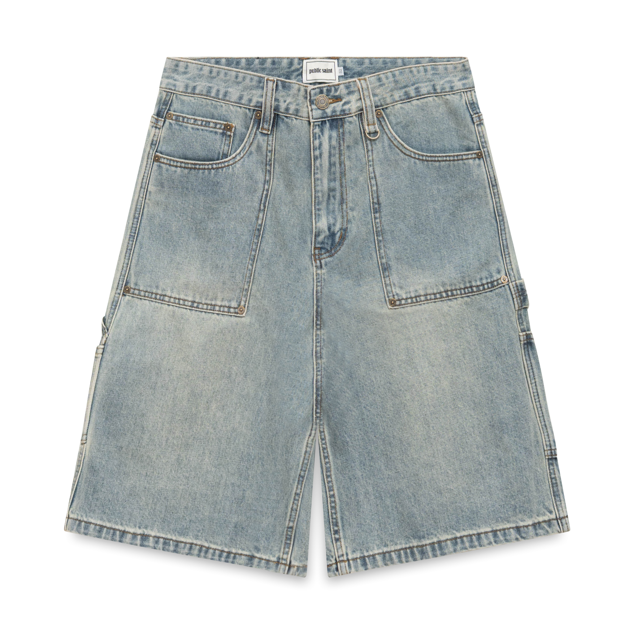 Utility Denim Short - Light Wash