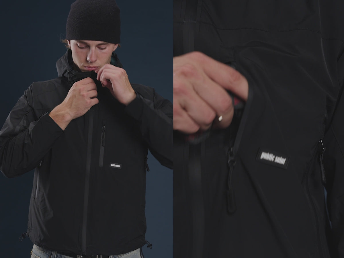 Load video: (PRE-ORDER) Reversible Tech Jacket
